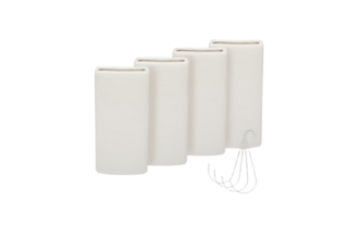 Luftfuktare Keramik 4-pack, Vit (400 ml)