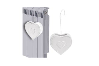 Luftfuktare för element keramiskt hjärta 200 ml